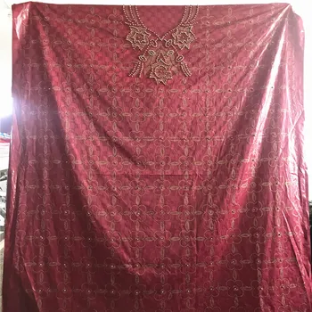 

beaded lace fabric high quality bazin riche brocade cotton tissu african bazin riche fabric guinea brocade fabric 7yards