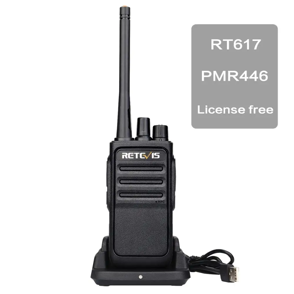 Пара Retevis RT617/RT17 Walkie Talkies PMR Radio PMR446/FRS VOX USB зарядка удобный 2 способ радиостанции Comunicador приемопередатчик - Цвет: RT617