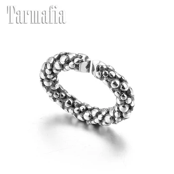

Round 925 Sterling Silver Charm Connectors fits Hard Rubbe X Link Women Bracelets Hight Quality Jewelry DIY Handmade accessories