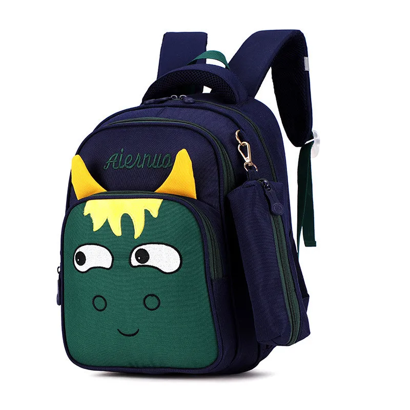 Children School Backpack School Bags For Grades 1-3 Kids Backpack Girls Boys School Bag Reflective strip design Mochila Escolar - Цвет: green
