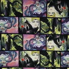 Крутая 105 см широкая Хэллоуин злой череп ткань лоскутное изделие из хлопчатобумажной ткани череп дьявола печатная ткань для DIY швейная одежда