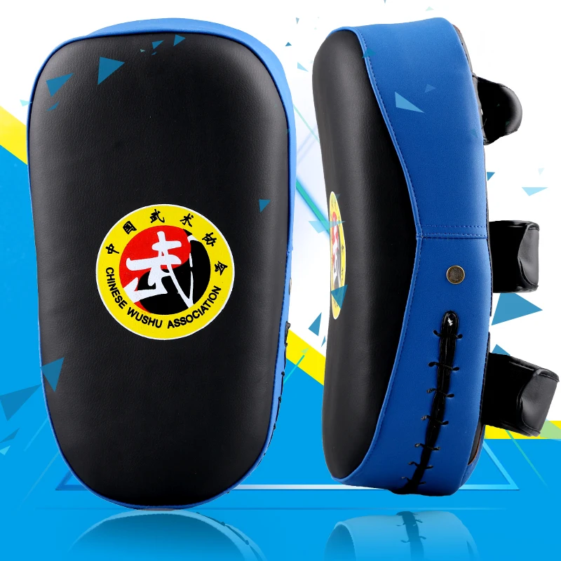 GINGPAI Новый MMA Muay Thai arc foot target TKD пробивая кривая подушка из искусственной кожи Karate
