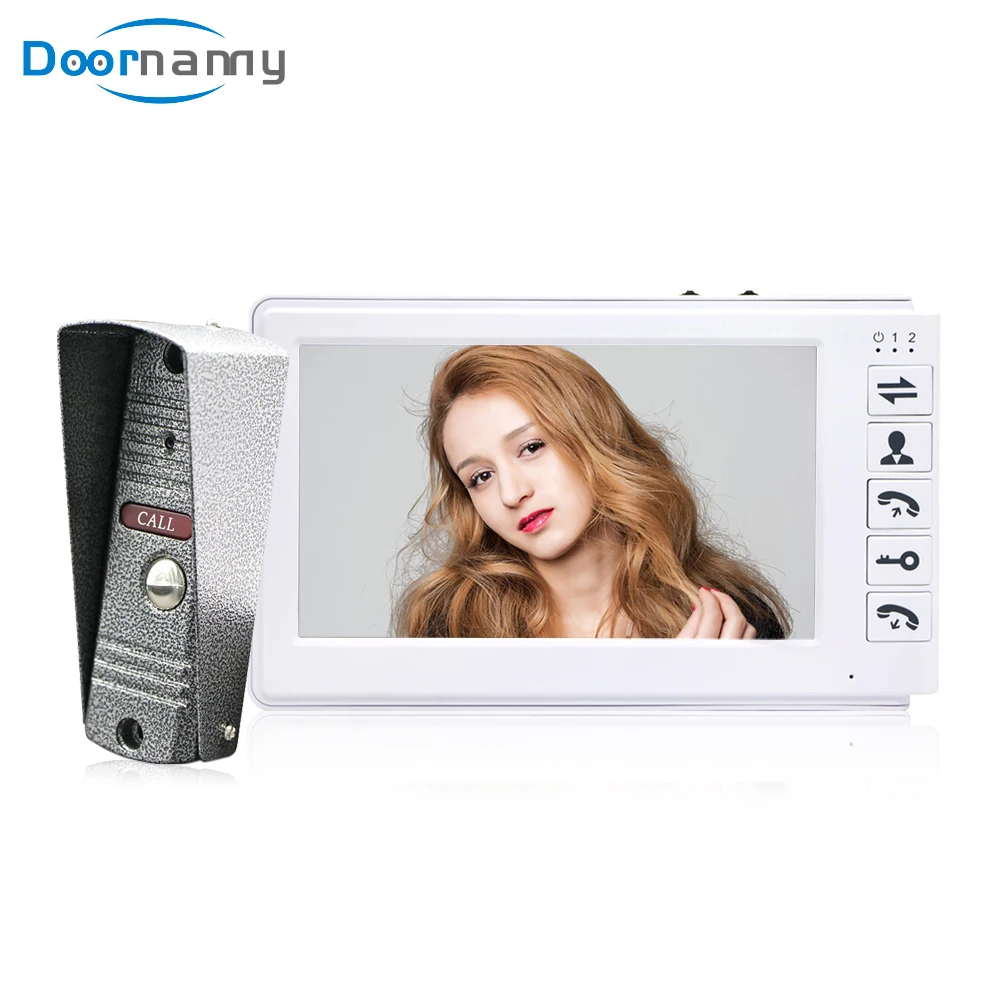 

Doornanny 7 Inch Video Intercom For Home Apartment Access Control System Video Doorphone Intercom Kit DIY 4 Wires Connectivity