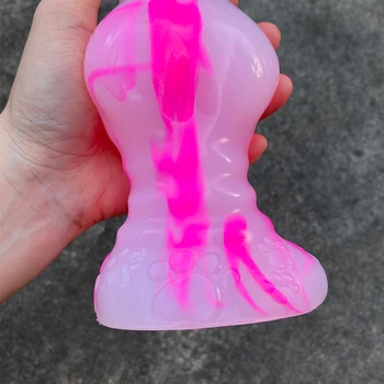 2022 Huge Dog Animal Dildo Suction Cup Realistic Wolf Fake Penis Adult Toys Fantasy Dildo Masturbation Sex Toys For Men Women 5