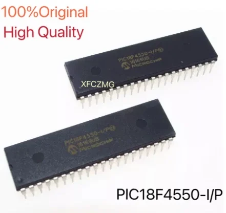 XFCZMG 5 шт. PIC18F4550-I/P PIC18F4550 18F4550 USB микроконтроллеры DIP40 IC PIC MCU FLASH 16KX16 Новинка 1 |