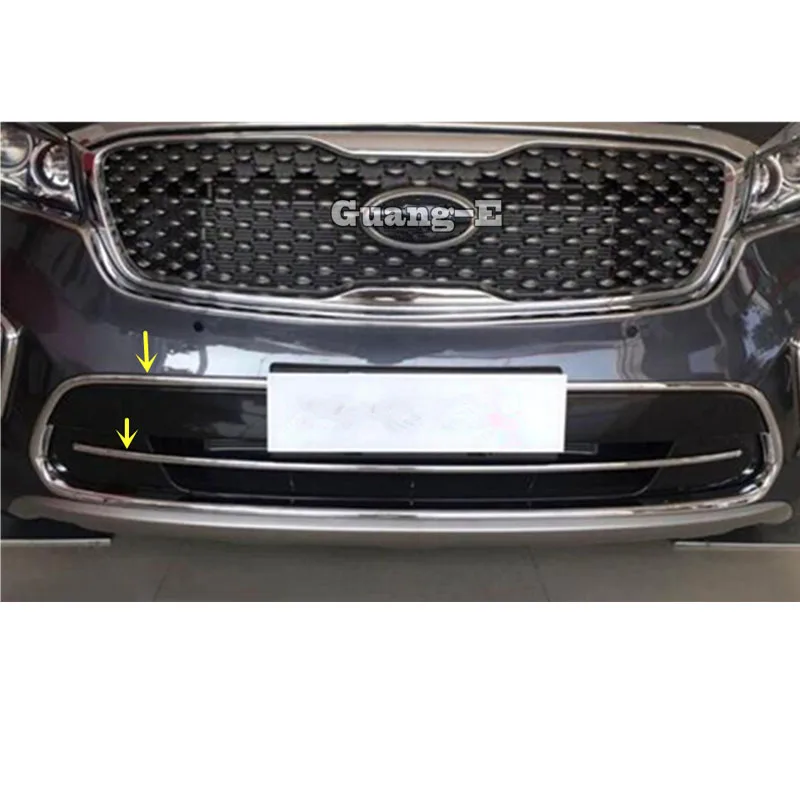 Для Kia Sorento L 2015 2016 2017 корпус автомобиля ABS хромированный номерной знак Отделка