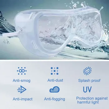 

Protective Safety Glasses Dustproof Anti-Fog Anti-Smog Googles for Kids Children Cycling Running Hiking