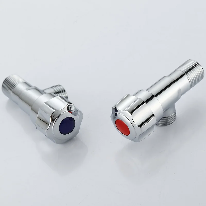 От производителя высококачественный толстый цинковый сплав треугольный клапан водозапорный кран медный керамический клапановый элемент инженерный о