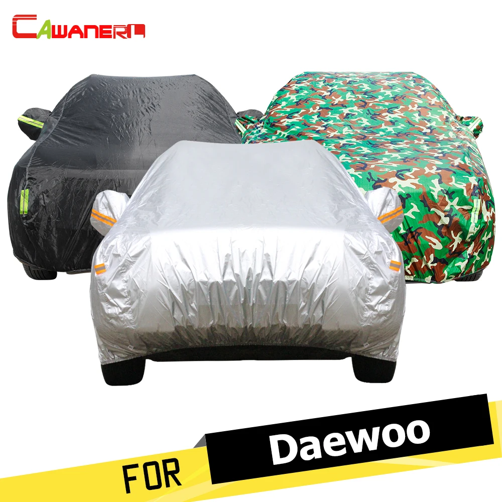 Cawanerl Car Cover Sun Rain Snow Resistant For Daewoo Leganza Espero Kalos Lanos Rezzo Nubira Matiz Magnus Tico Statesman | Автомобили и
