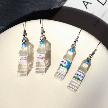 

Newest Creative Fun Funny Water Bottle Earrings for Women Girls Korea Simple Art Temperament Wild Earrings Party Jewelry 2020