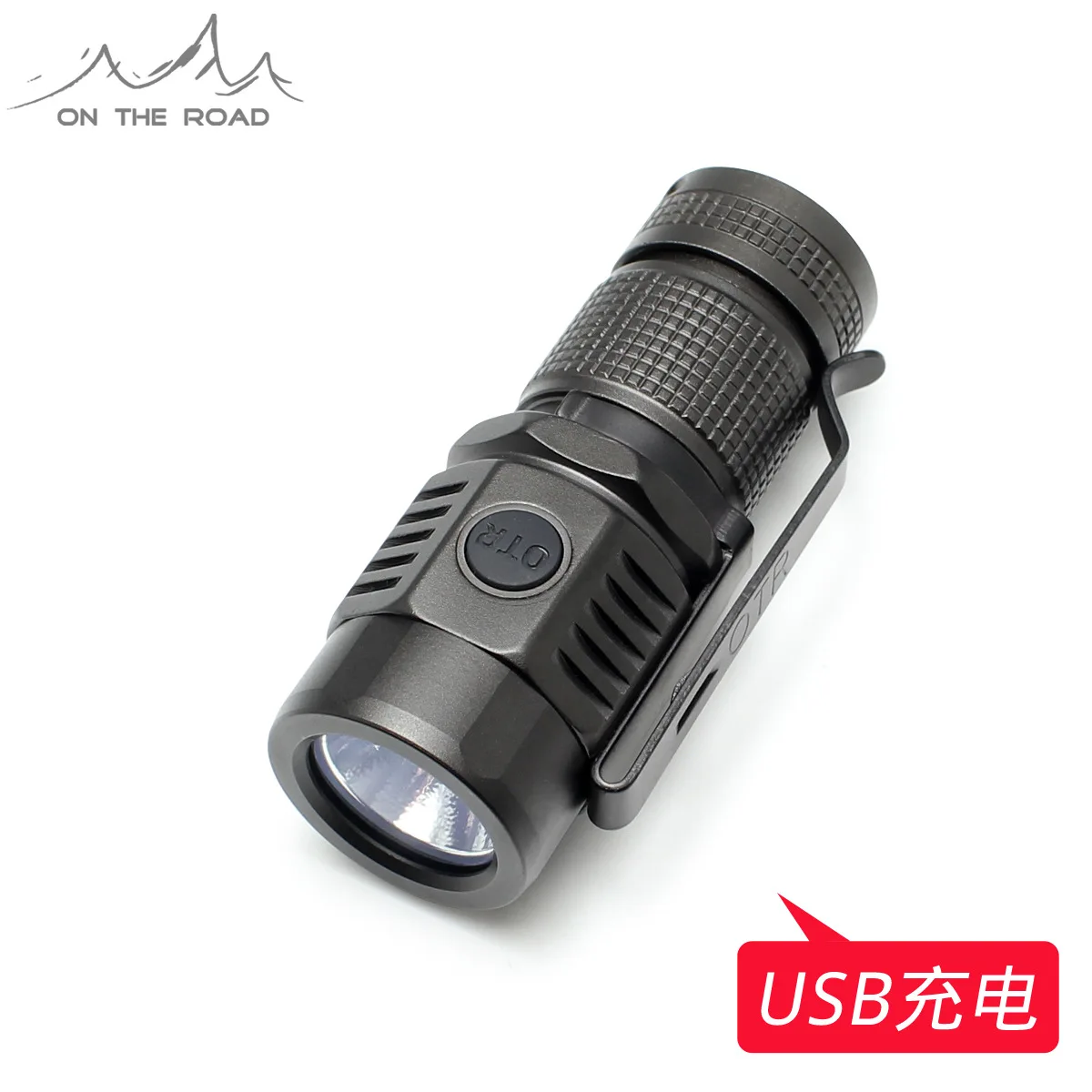 

Road U16 USB Straight Rechargeable Mini Power Torch Chargeable Extra Small Flashlight Super Bright Long Shots