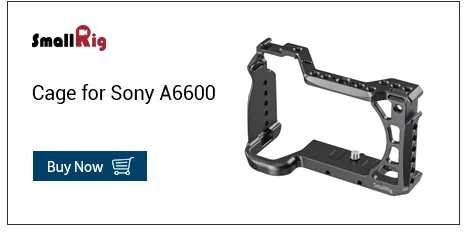 SmallRig a6600 l-пластина DSLR камера A6600 l-пластина l-кронштейн для sony A6600 W/Arca тип пластина для Vlog Vlogging Rig 2503