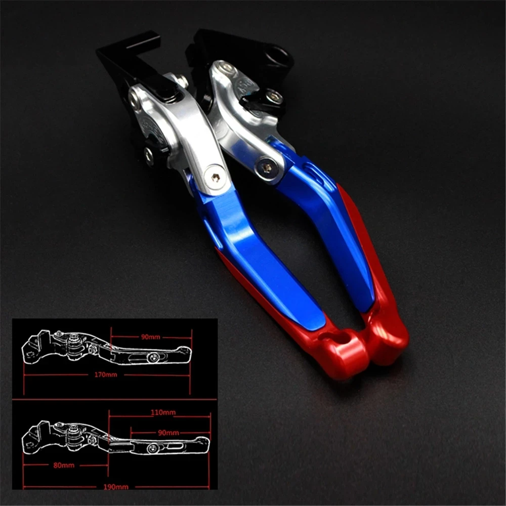 Sliver+Titanium CNC Adjustable Folding Extendable Motorcycle Brake Clutch Levers For TIGER 800 XC/XCX/XR/XRX 2015-2018 | Автомобили и