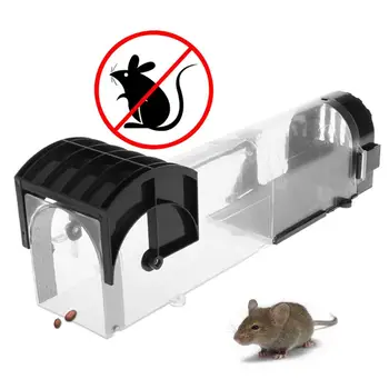 

Indoor Outdoor Reusable Mouse Trap Rodent Mice Live Catcher Small Animals Cage Home Decoration