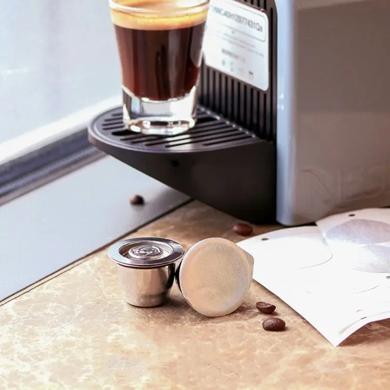 Многоразовые стручки из нержавеющей стали для машин Nespresso Q1QC