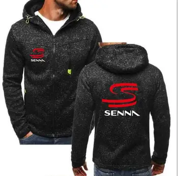 

New couple hoodie SENNA hoodie fashion long hooded jacket zipper sweatshirt