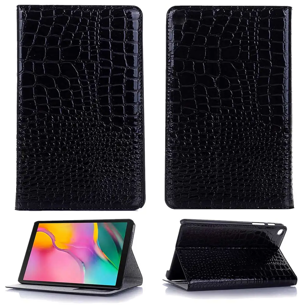 Ультратонкий кожаный чехол с крокодиловым узором для samsung Galaxy Tab A 8,0 дюймов S-Pen SM-T290 SM-T295 чехол для планшета Smart Cover