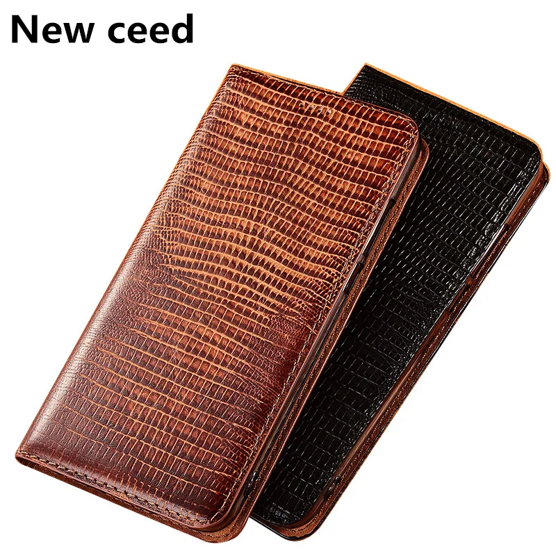Genuine Leather Phone Case Credit Card Slot Holder For Meizu 16th Plus Magnetic Flip Coque Capa | Мобильные телефоны и