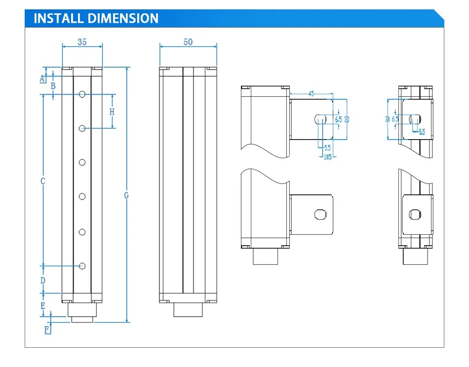8 10 12 Feixe 40mm Proteção Espacial