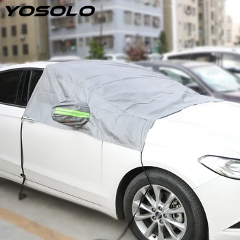 

YOSOLO Shield Dust Anti Snow Frost Ice Auto Sun Shades Protector Universal Windshield Shade Cover Car Heat Sun Shade