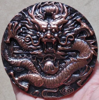 

80mm The Great Bronze Medal of the Year of the Dragon 2012