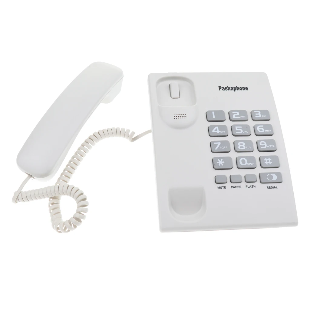 Mini Corded Phone Home Office Hotel Business Telephone Wall Hanging