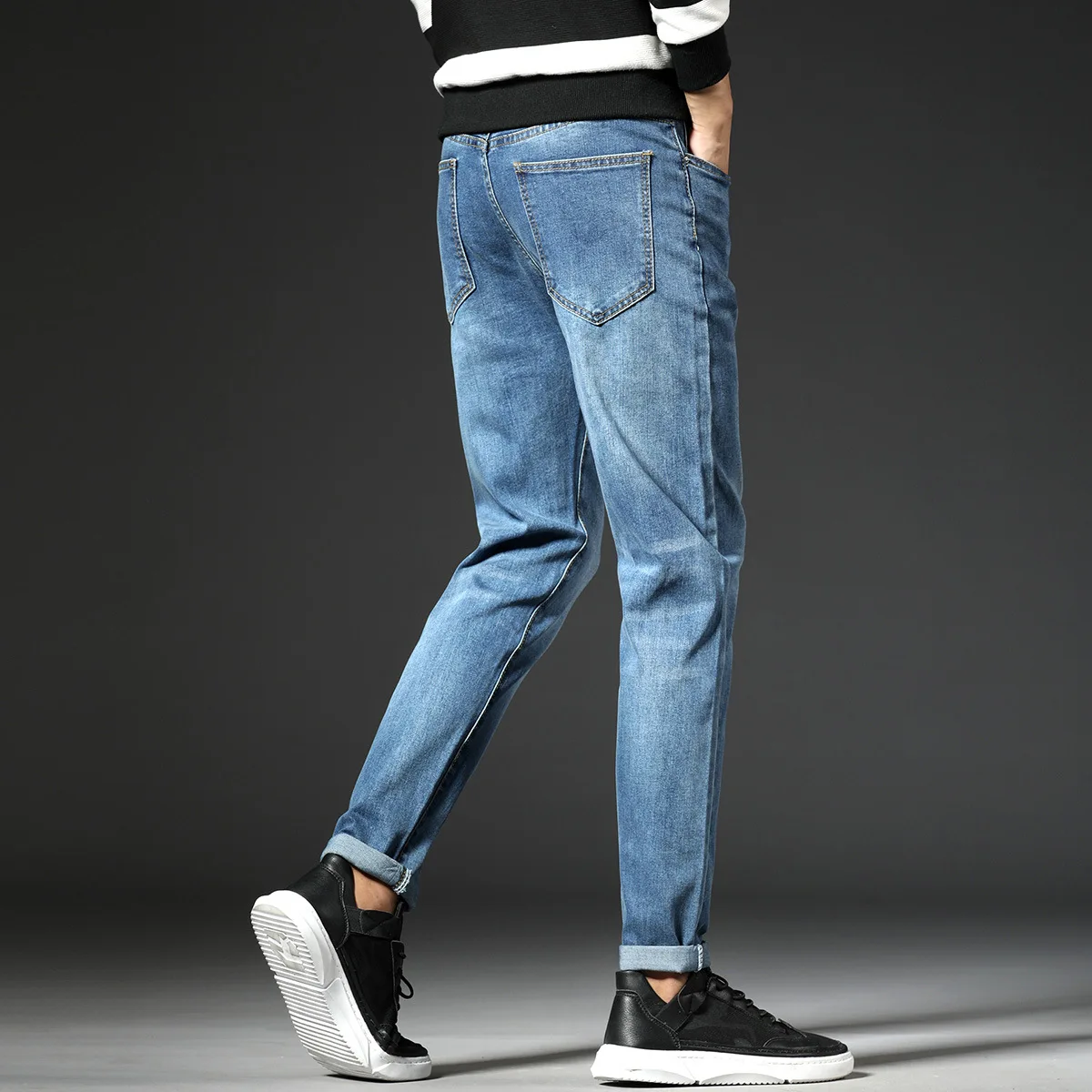 Для мужчин Классические джинсы Homme Pantalones Hombre Для мужчин Spijkerbroek Mannen мягкие синие байкерские Masculino Джинсовые комбинезоны Для мужчин брюки для девочек