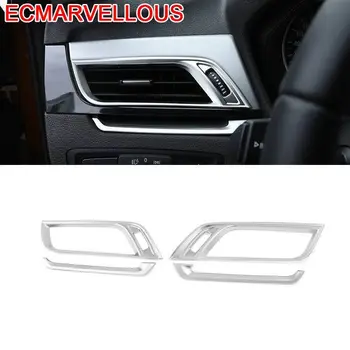 

Control System Outlet Air Conditioner Horn Automobile Decorative Chromium Car Styling Decoration 16 17 18 19 FOR BMW X1 series