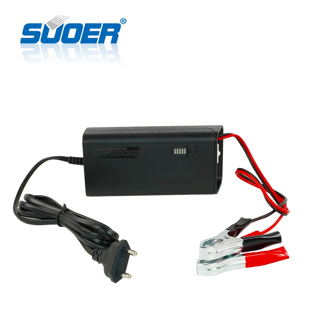 Suoer【 Батарея зарядное устройство применение 】 12V 5A Смарт для быстрой Зарядное