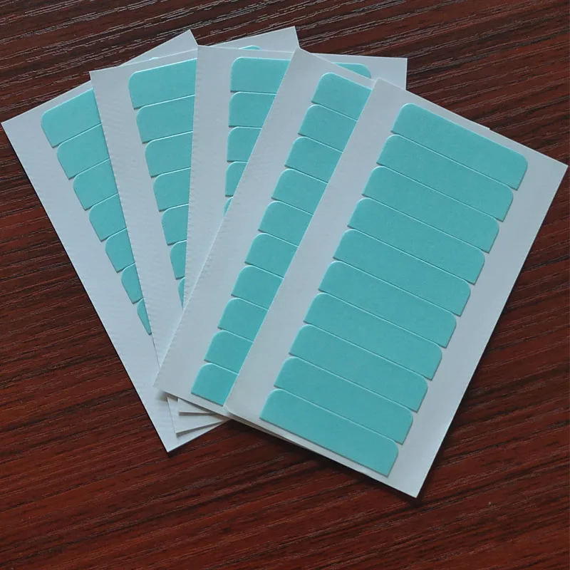 Buen valor Mini cinta de repuesto para pelo, 4cm x 1,0 cm, cinta azul superadhesiva, cinta de soporte frontal de encaje de doble cara aKwjMg7Dyeg