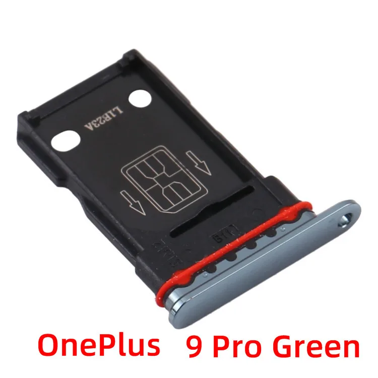 iphone mobile frame Sim Tray For Oneplus 9 Pro SIM Card Tray Replacement Parts SIM Card Slot Holder Oneplus 9, 9R Sim Card Slot aluminium frame phone Housings & Frames