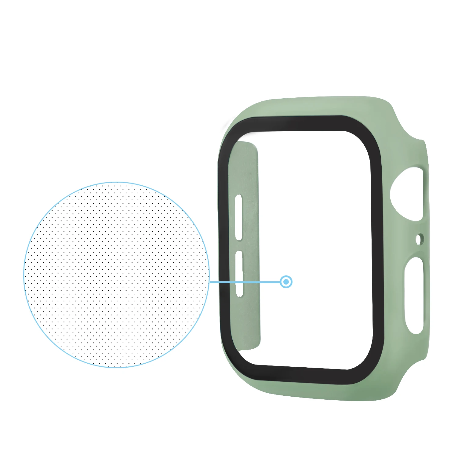 Новинка 38 мм 42 мм 3D закаленное стекло полный экран PC Pumper Защитная крышка для Apple Watch 5 4 3 2 1 40 мм 44 мм защитный чехол для экрана - Цвет ремешка: mint
