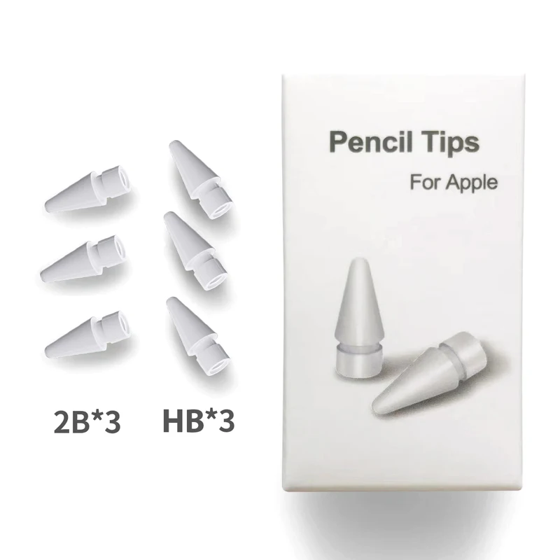Карандаш для Apple Pencil 1-го 2-го поколения двухслойный мягкий и твердый карандаш 2B &amp