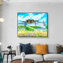 Famous Oil Castle Picture Wall Art Poster Print Canvas Painting Calligraphy Wall Picture for Living Room Bedroom Home Decor Famous Oil Castle Picture Wall Art Poster Print Canvas Painting Calligraphy Wall Picture for Living Room Bedroom Home Decor