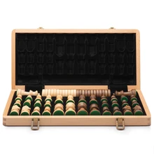 Jusenda 15 "x 15" бук деревянный Шахматный набор роскошные большие нарды набор с картоном высокого качества профессиональная настольная игра шашки Jusenda 15 "x 15" бук деревянный Шахматный набор роскошные большие нарды набор с картоном высокого качества профессиональная настольная игра шашки