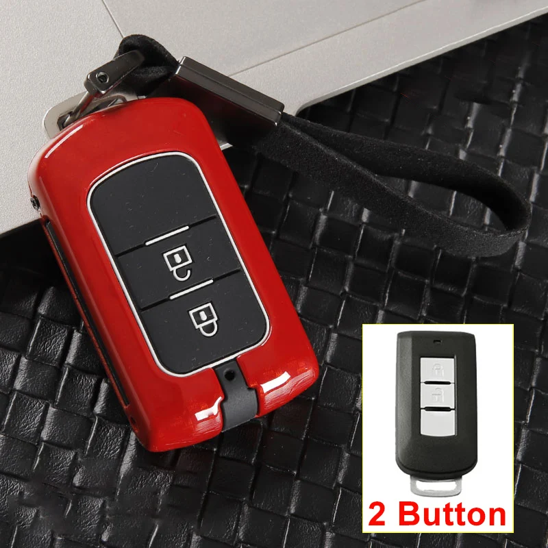 SKU图片-New-hot-sale-Zinc-alloy-Silicone-car-key-case-cover-keychain-For-Mitsubishi-Outlander-2016-Lan (1)