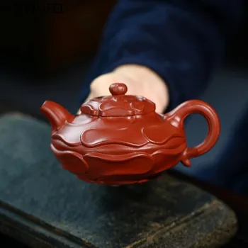 

280ML yixing teapot zisha Dahongpao teapot handmade Tea set kettle Tea Set Wine Set Chinese tea ceremony High-end custom gifts