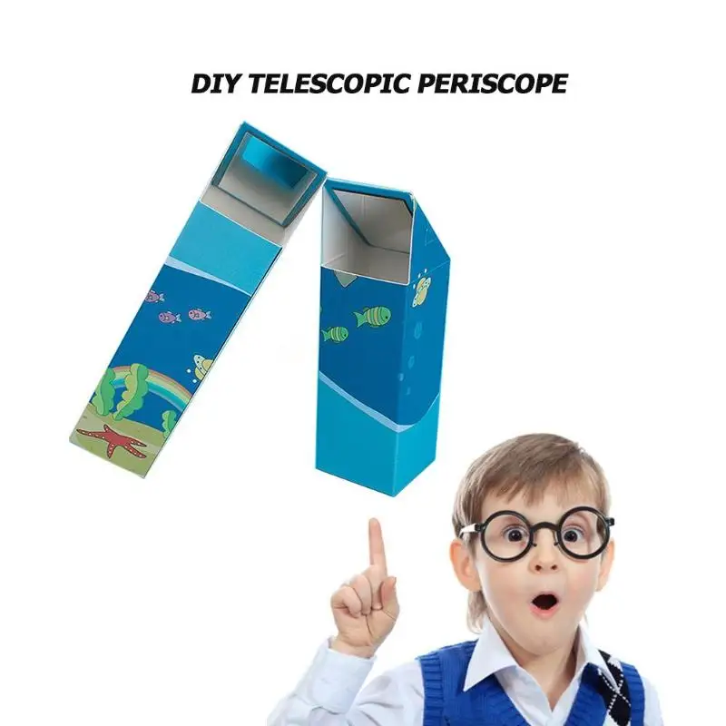 Горячая ручной работы DIY модель для эксперимента игрушка телескопическая перископ детский сад маленькое производство обучающие игрушки для детей