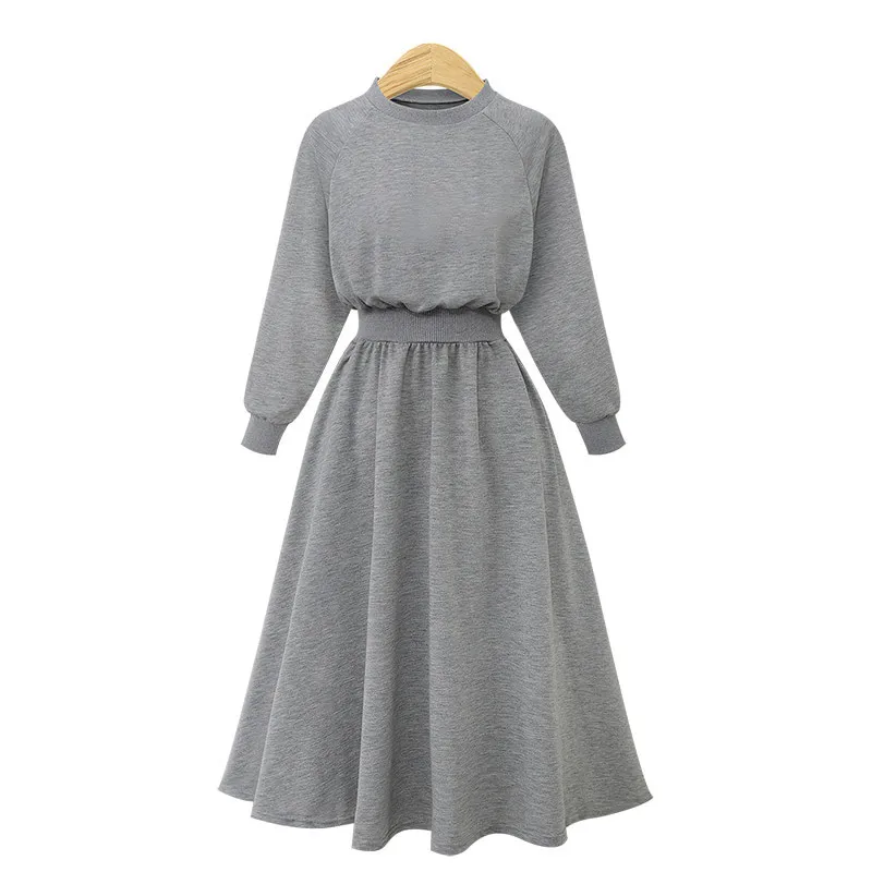 

Plus Size Casual Bohemian Dress Retro Elegant Party Women Maxi Fall Winter Deep O-Neck Sexy Long Sleeve Chiffon Long Vestidos