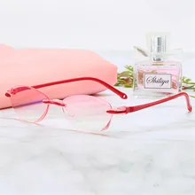 Imwete антибликовыми свойствами светильник блокировка очки для чтения Для женщин без оправы пресби бескаркасные очки 1,0 1,5 2,0 2,5 3,0 3,5