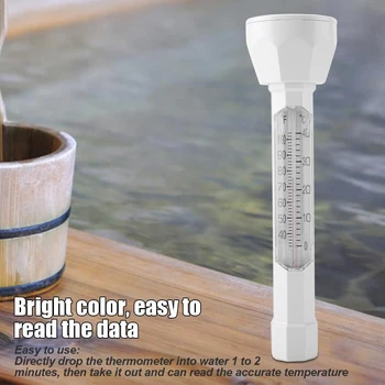 

Portable Swimming Pool Floating Thermometer for Bathtub Hot Tub Fish Ponds