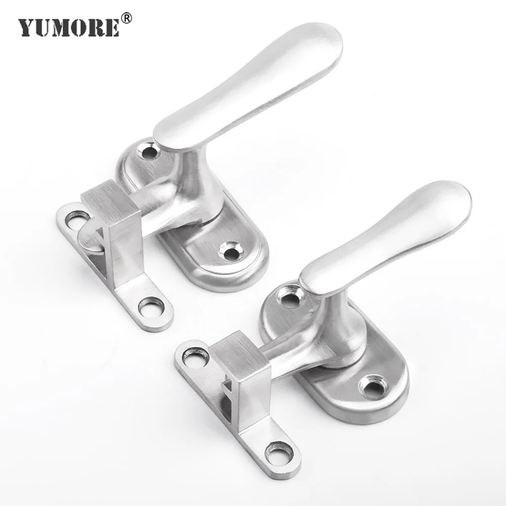

YUMORE Stainless Steel Doors And Windows Sash Lock Window Latch Handleï¼Œ Sliding Window Handle Security Hasp Hardware