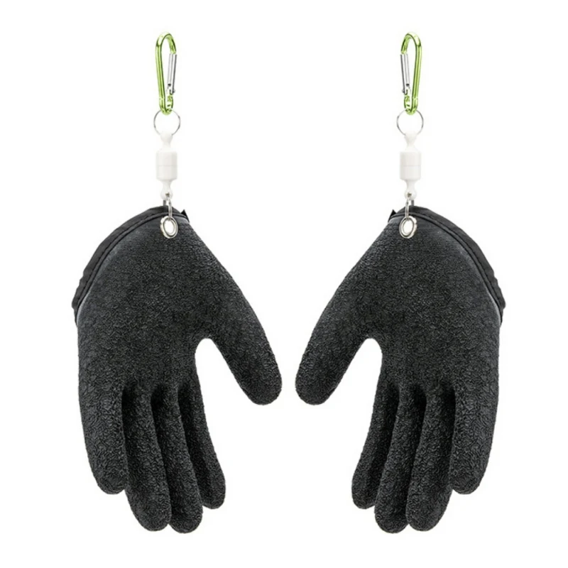 

1PC Fishing Glove With Magnet Release Fisherman Professional Catch Fish Gloves Cut Puncture Resistant Anti-slip Latex With Hooks