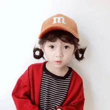 Шапка с вышитым буквенным принтом; детская осенне-зимняя теплая кепка; детская Регулируемая Кепка с буквенным принтом; бейсбольная Кепка из флока; viseira feminina;# x21024