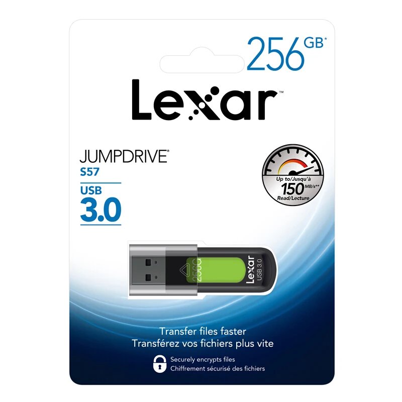 LEXAR USB флеш-накопитель S57 флеш-накопитель 256 ГБ 128 ГБ 32 ГБ 64 г флеш-накопитель USB 3,0 карта памяти USB диск для ПК MAC