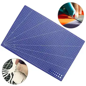 

For 1pc A4 A3 PVC Rectangle Grid Lines Double Sided Cutting Mat Tool Plastic Craft DIY Tools School Supplies 45x30cm 22x30cm