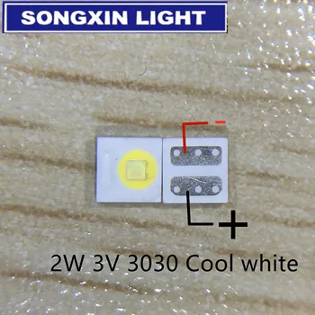

For FUNAI LED LCD Backlight TV Application EVERLIGHT LED Backlight Flip-Chip 2W 3V 3030 Cool white LCD Backlight for TV 1000PCS
