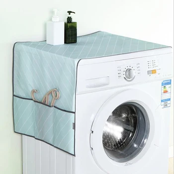

Household Waterproof Washing Machine Cover Household Appliances Top Waterproof Cover Towel Storage Hanging Bag