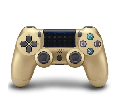 Bluetooth беспроводной/проводной джойстик для PS4 PS3 DualShock4 контроллер подходит для консоли mando для Playstation геймпад джойстик - Цвет: Wireless golden