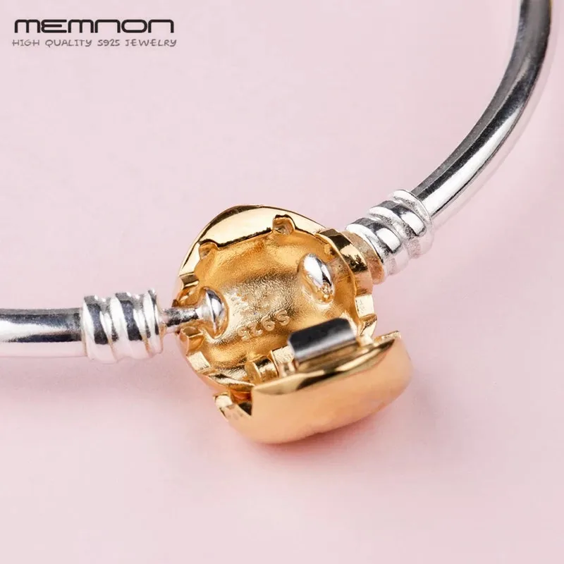 Memnon, новинка, весенние моменты, серебряные браслеты с блестящей застежкой, подходят для серебра 925 пробы, подвески, бусины, сделай сам, хорошее ювелирное изделие YSZ077